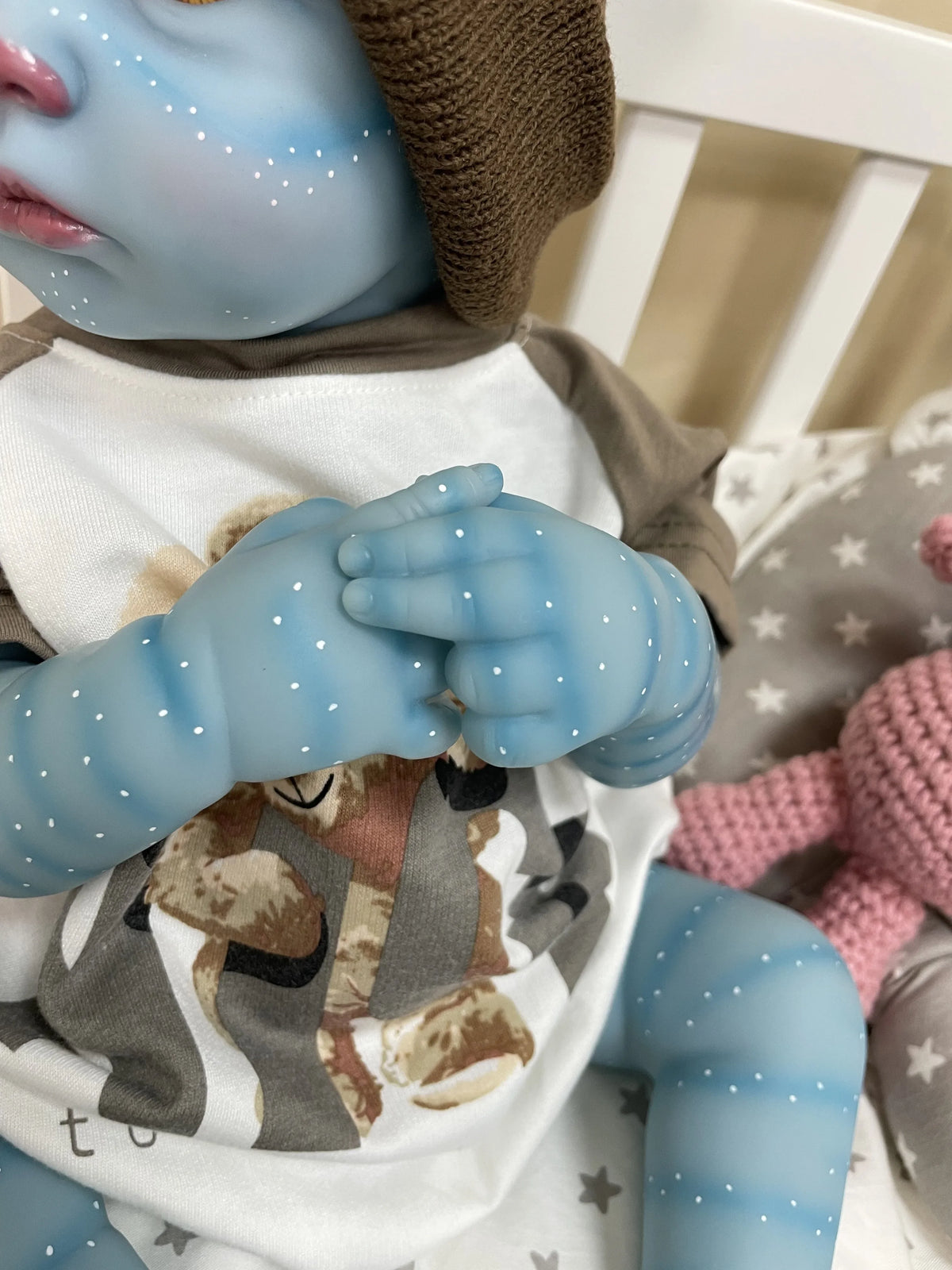 Nyra 20-Inch Avatar-Inspired Fantasy Reborn Baby Doll – Full Vinyl Baby Doll