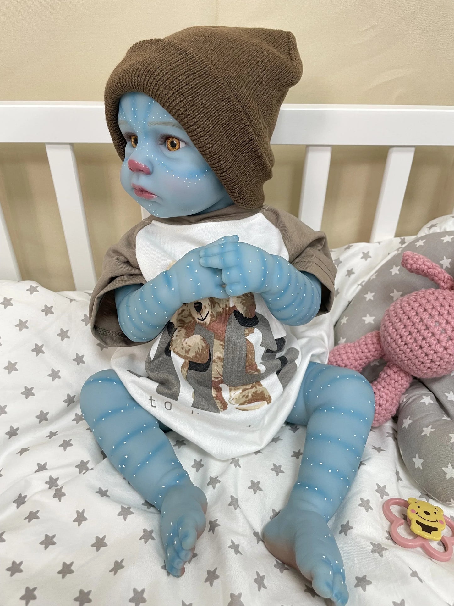 Nyra 20-Inch Avatar-Inspired Fantasy Reborn Baby Doll – Full Vinyl Baby Doll